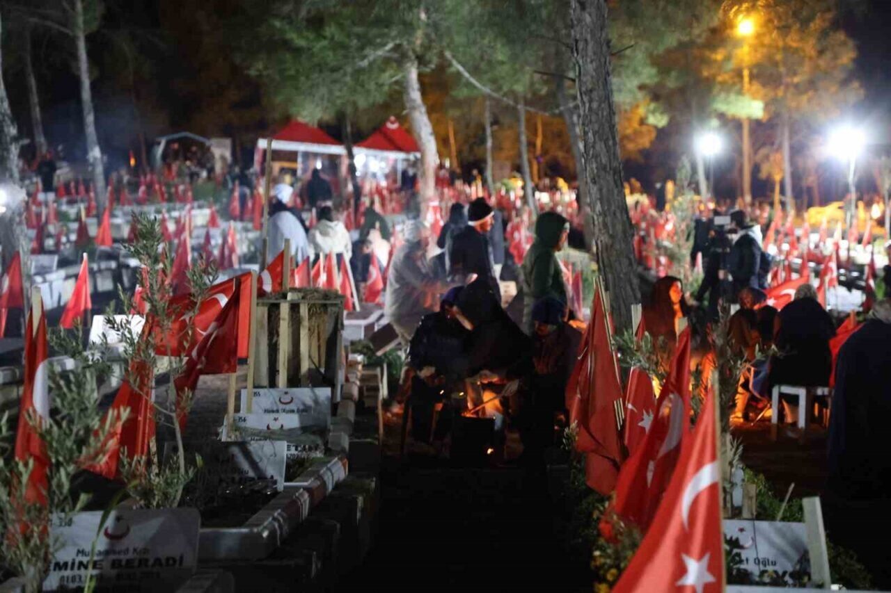 Kahramanmaraş, 6 Şubat 2023 depremlerinin yıldönümünde, felakette hayatını kaybedenleri anmak
