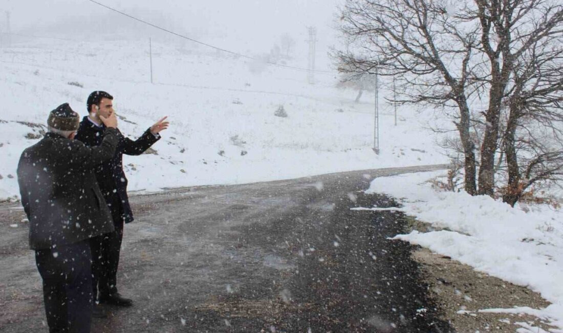 Osmaneli Kaymakamı Kılıç, Kar Yağışının Etkilediği Yüksek Kesimlerde İncelemelerde Bulundu Bilecik’in Osmaneli Kaymakamı Abdüssamed Kılıç, İlçe Milli Eğitim Müdürü Erhan