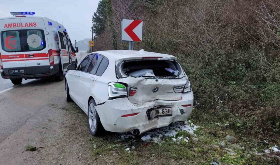İnebolu’da Kamyonet Otomobile Çarptı: 3 Yaralı Kastamonu'nun İnebolu ilçesinde, M.Y.T. yönetimindeki kamyonet, Y.F.T. kontrolündeki otomobile çarptı.