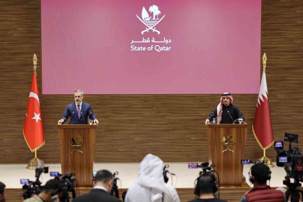 Katar Başbakanı Şeyh Muhammed bin Abdurrahman Al-Thani, Dışişleri Bakanı Hakan