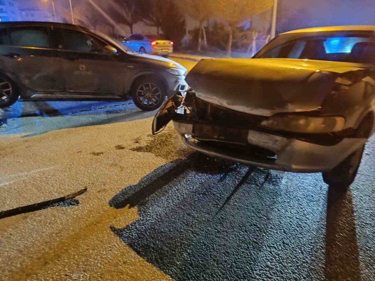 Eskişehir'in Odunpazarı ilçesinde meydana gelen trafik kazasında, A.S. yönetimindeki araç