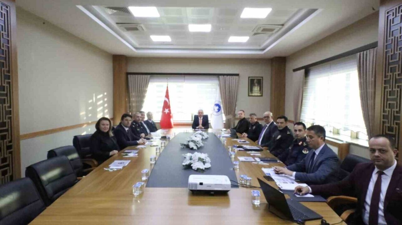 Kırklareli'nde 2024-2025 Eğitim Öğretim Yılı Üniversite Güvenlik Koordinasyon ikinci toplantısı,