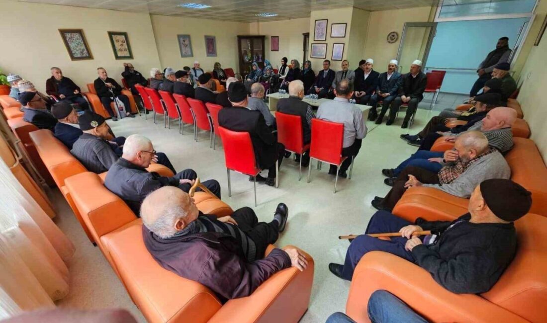 Kütahya Huzurevi'nde Berat Kandili programı düzenlendi. Kütahya İl Müftülüğü'nden Cemalettin