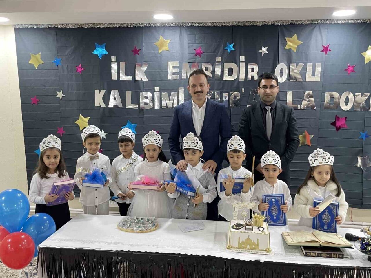 Muş'un Malazgirt ilçesinde, 4-6 yaş grubu Kur’an kursu öğrencileri tarafından