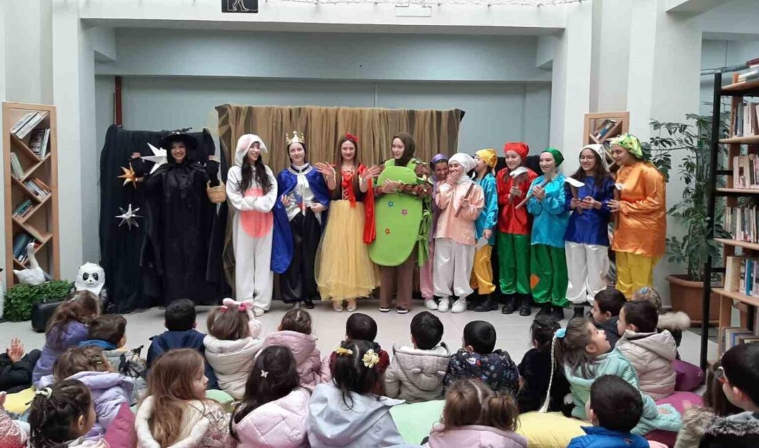 Düzce Kütüphanesinde Masal Anlatma Günü Etkinliği Büyük İlgi Gördü Düzce İl Milli Eğitim Müdürlüğü kütüphanesinde 26 Şubat Dünya Masal