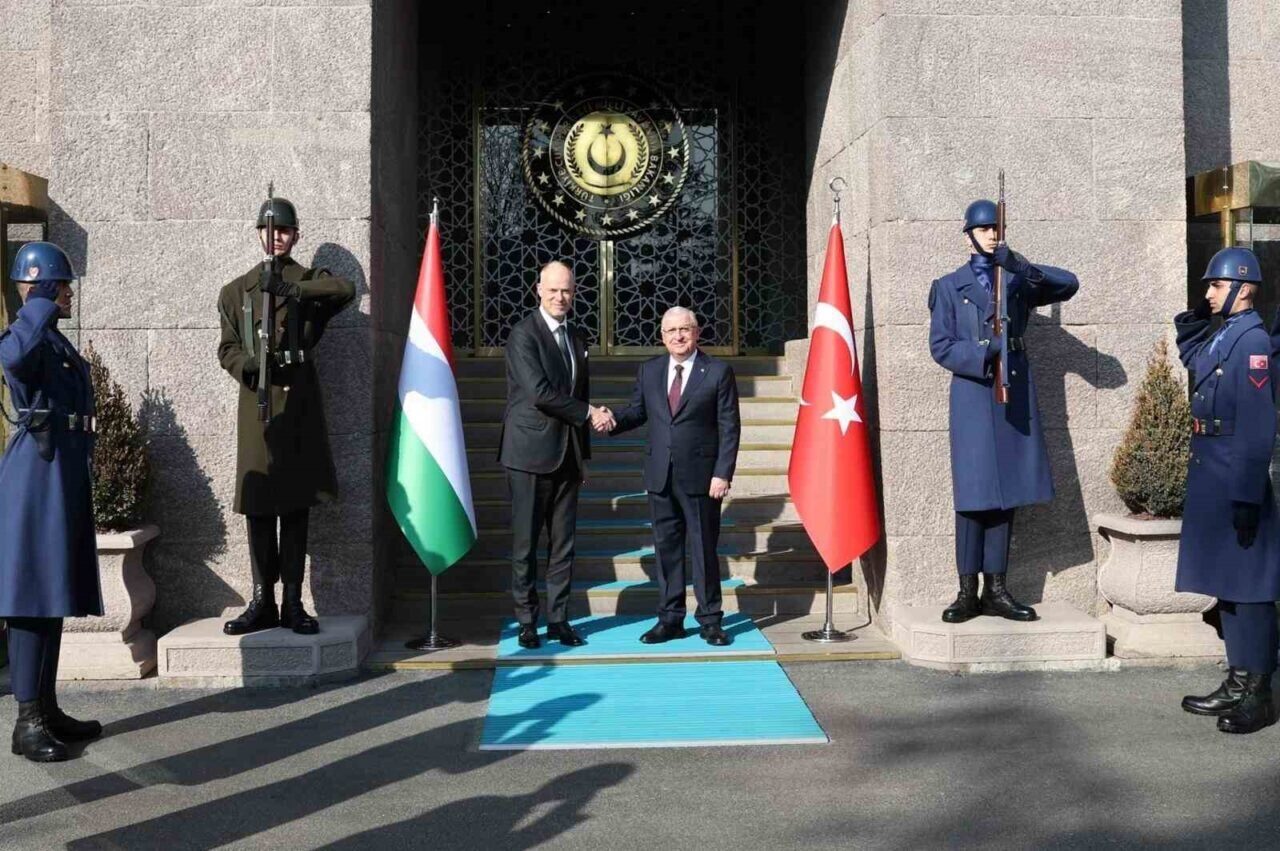 Milli Savunma Bakanı Yaşar Güler, Macaristan Savunma Bakanı Kristof Szalay