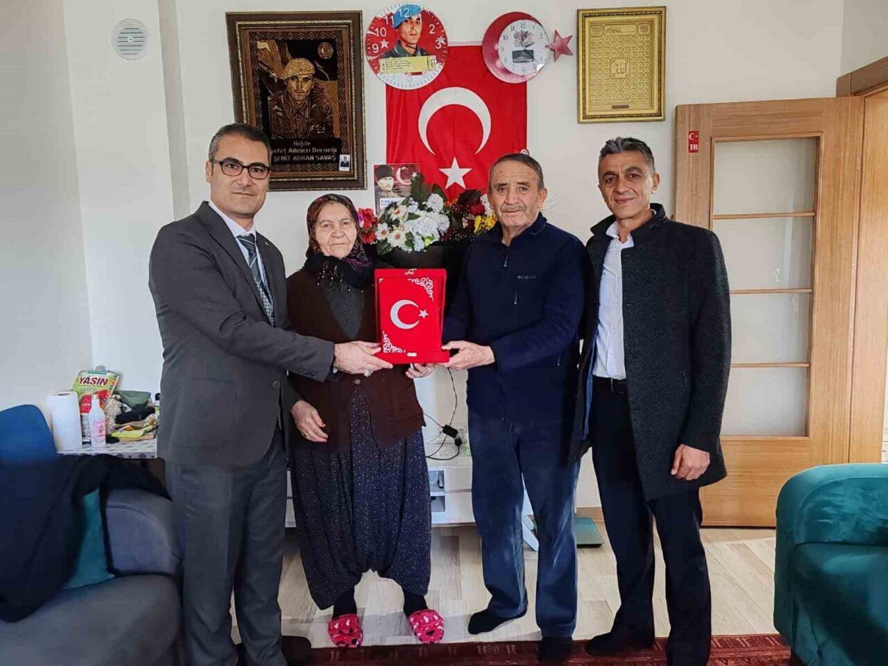 Niğde Sosyal Güvenlik İl Müdürü Eray Buz, Şehit Aileleri Yardımlaşma