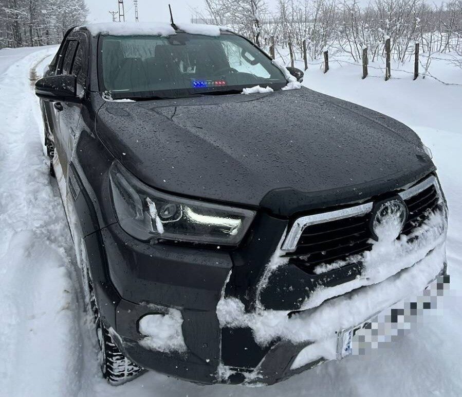 Ordu'da, Gölköy-Aybastı yolu üzerindeki trafik denetiminde, çakar lamba ve ses