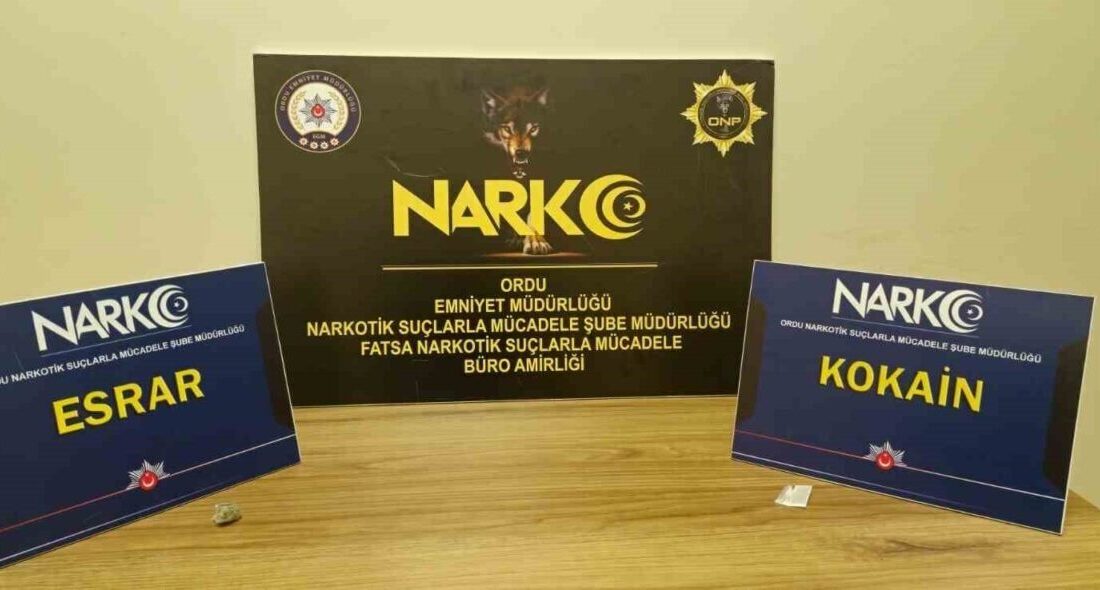 Ordu’da düzenlenen uyuşturucu operasyonlarında 4 kişi tutuklandı Ordu'da düzenlenen uyuşturucu operasyonlarında 5 kişi gözaltına alındı; bunlardan 4'ü