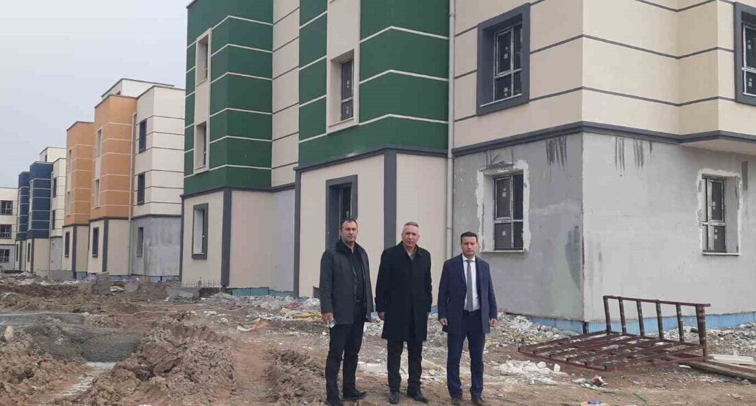 Adıyaman'ın Samsat ilçesinde, TOKİ tarafından inşa edilen 125 daireli sosyal
