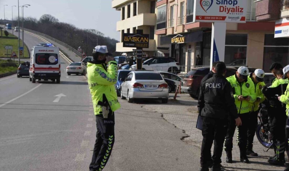 Sinop’ta Trafik Kazasında Motosiklet Sürücüsü Yaralandı Sinop'un Gelincik Mahallesi'nde saat 14.00'te meydana gelen trafik kazasında A.A.