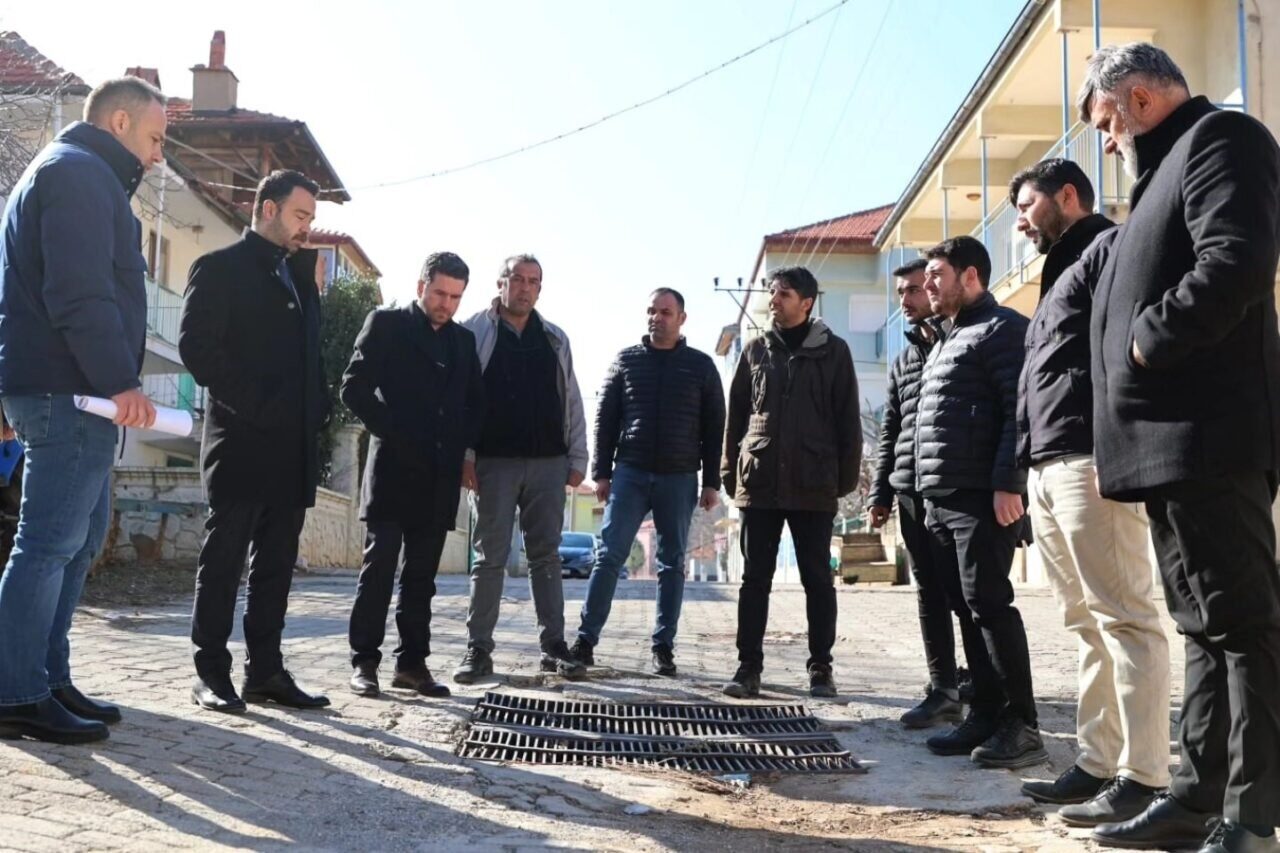 Tavas Belediye Başkanı Kadir Tatık ve DESKİ Genel Müdürü Egemen