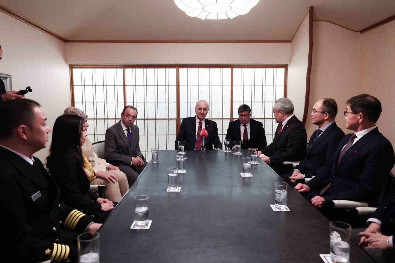 TBMM Başkanı Numan Kurtulmuş, Japon Afet Yardım ekibine Kahramanmaraş depremlerindeki