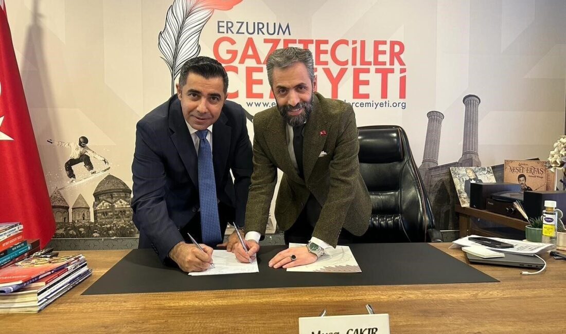 Erzurum Gazeteciler Cemiyeti, vakıfbank ile protokol imzalayarak üyelerine 500 bin