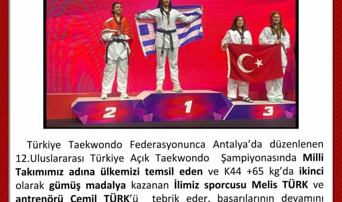 Uşak Valisi Naci Aktaş, Açık Taekwondo Şampiyonası’nda başarı gösteren Uşaklı sporcu ve antrenörünü kutladı. Uşak Valisi Naci Aktaş, Antalya'da düzenlenen 12. Uluslararası Türkiye Açık