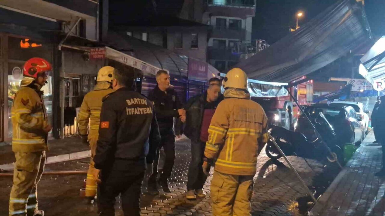 Bartın'ın Kemerköprü Mahallesi'nde bir evde çıkan yangın, zihinsel engelli Y.A.'nın