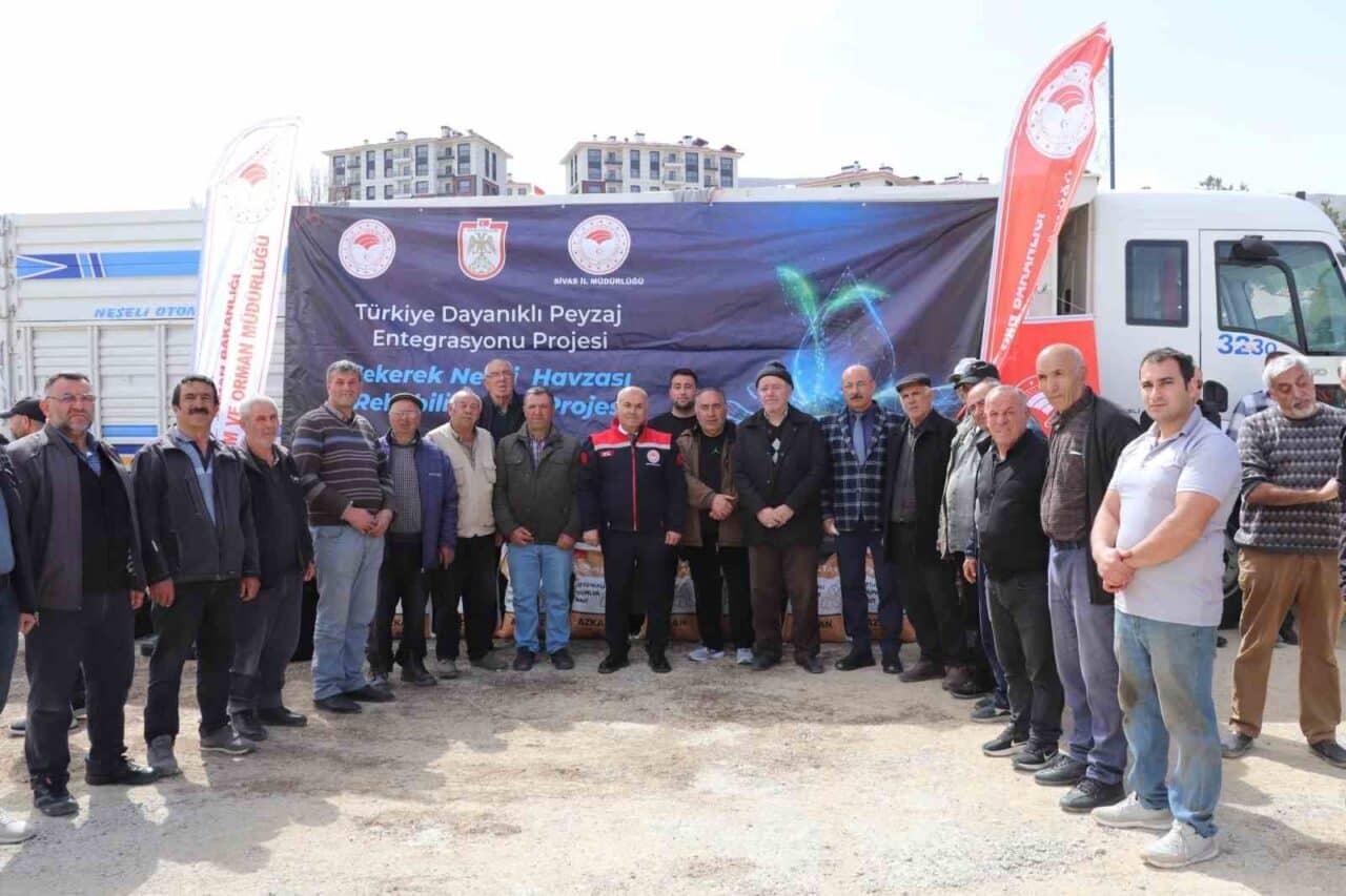 Sivas'ın Yıldızeli ilçesinde, Tarım ve Orman Bakanlığı'nın yürüttüğü proje kapsamında
