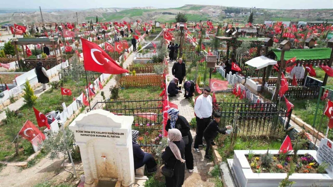 Adıyaman'da Ramazan ayının son günü, 6 Şubat depremlerinde kaybedilenlerin yakınları