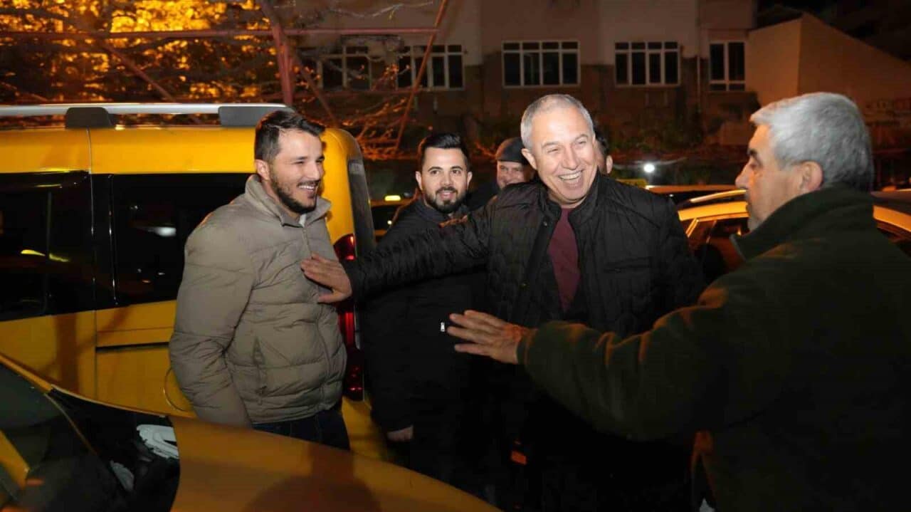 Alanya Belediye Başkanı Osman Tarık Özçelik, Otogar Taksi Durağı esnafıyla