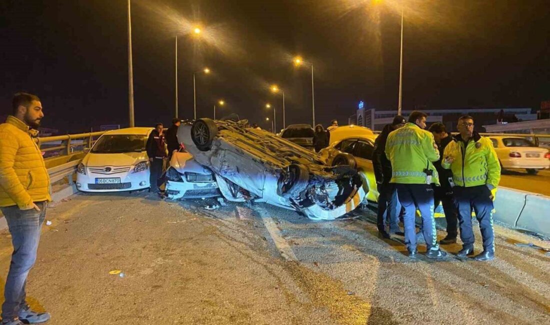Yenimahalle’de 9 Araçla Zincirleme Kaza: 4 Yaralı! Ankara'nın Yenimahalle ilçesinde 9 aracın karıştığı zincirleme kazada 4 kişi