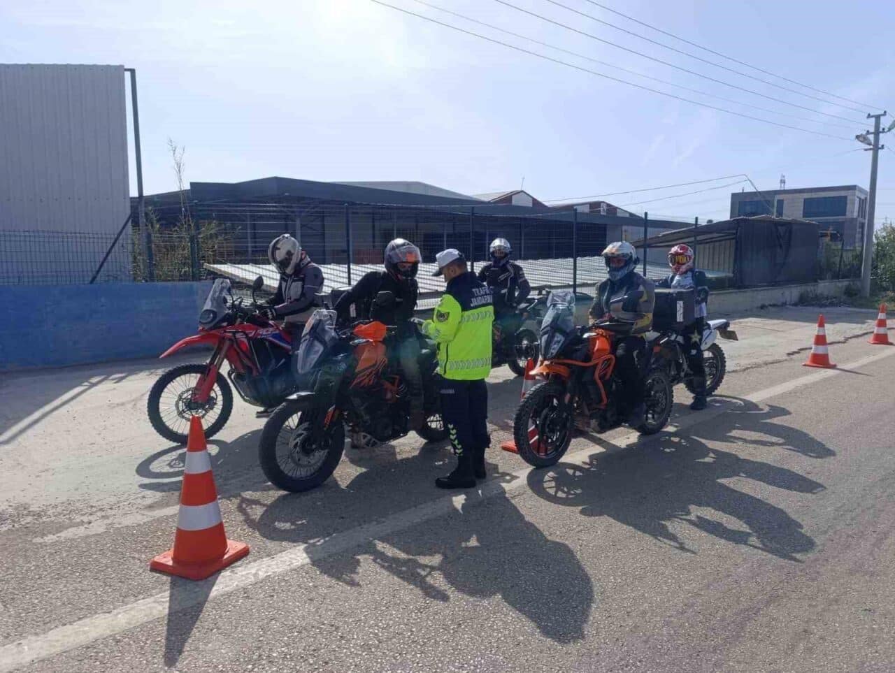 Antalya İl Jandarma Komutanlığı Trafik Şube Müdürlüğü, motosiklet sürücülerine yönelik