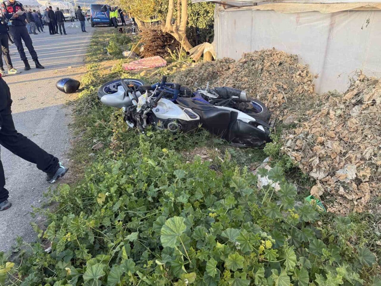 Antalya'nın Gazipaşa ilçesinde motosiklet kazası sonucu 14 yaşındaki Berkay Akgül