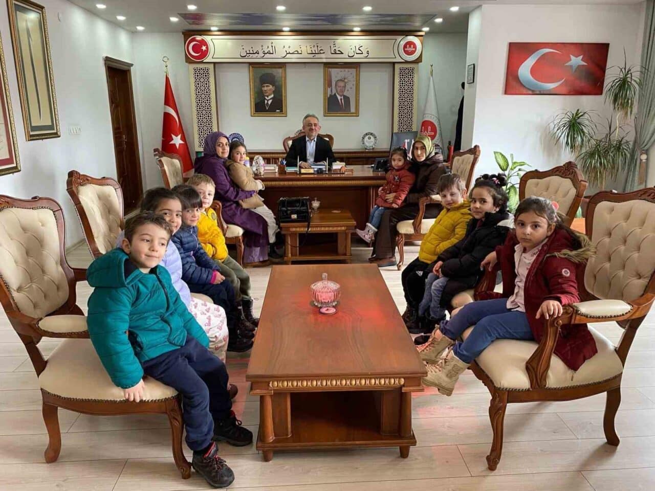 Genç Osman 4-6 Yaş Kur’an Kursu öğrencileri, İyilik Haftası kapsamında