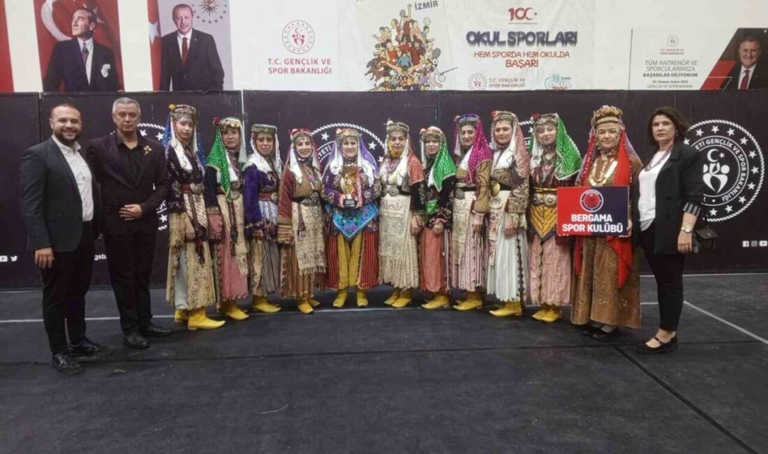 Bergama Spor Kulübü’nün Halk Oyunları Ekibi, İzmir’de Şampiyonluk Elde Etti. Bergama Spor Kulübü Halk Oyunları ekibi, Türkiye Halk Oyunları Federasyonu'nun