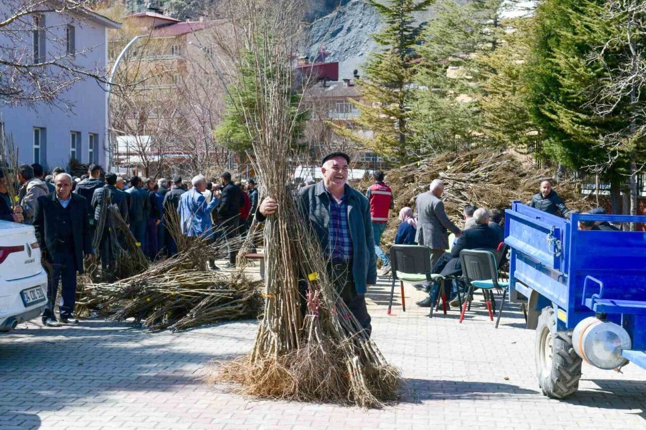 Van'ın Çatak ilçesinde 36 bin 500 meyve fidanı, "Vizyon Meyvecilik