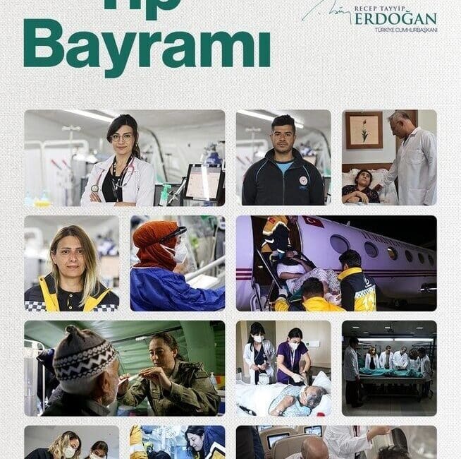 Cumhurbaşkanı Erdoğan, sağlık çalışanlarını 14 Mart Tıp Bayramı’nda unutmadı Cumhurbaşkanı Recep Tayyip Erdoğan, 14 Mart Tıp Bayramı'nda sağlık çalışanlarını