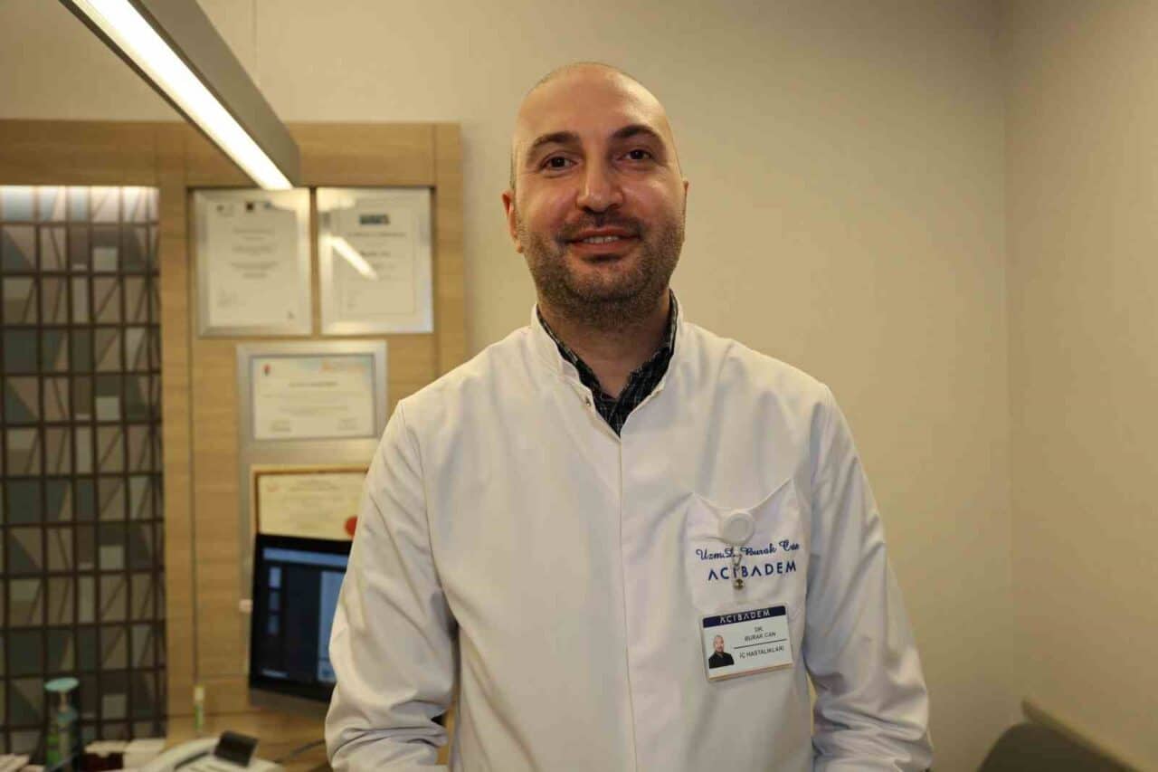 Acıbadem Adana Hastanesi İç Hastalıkları Uzmanı Dr. Burak Can, enerji