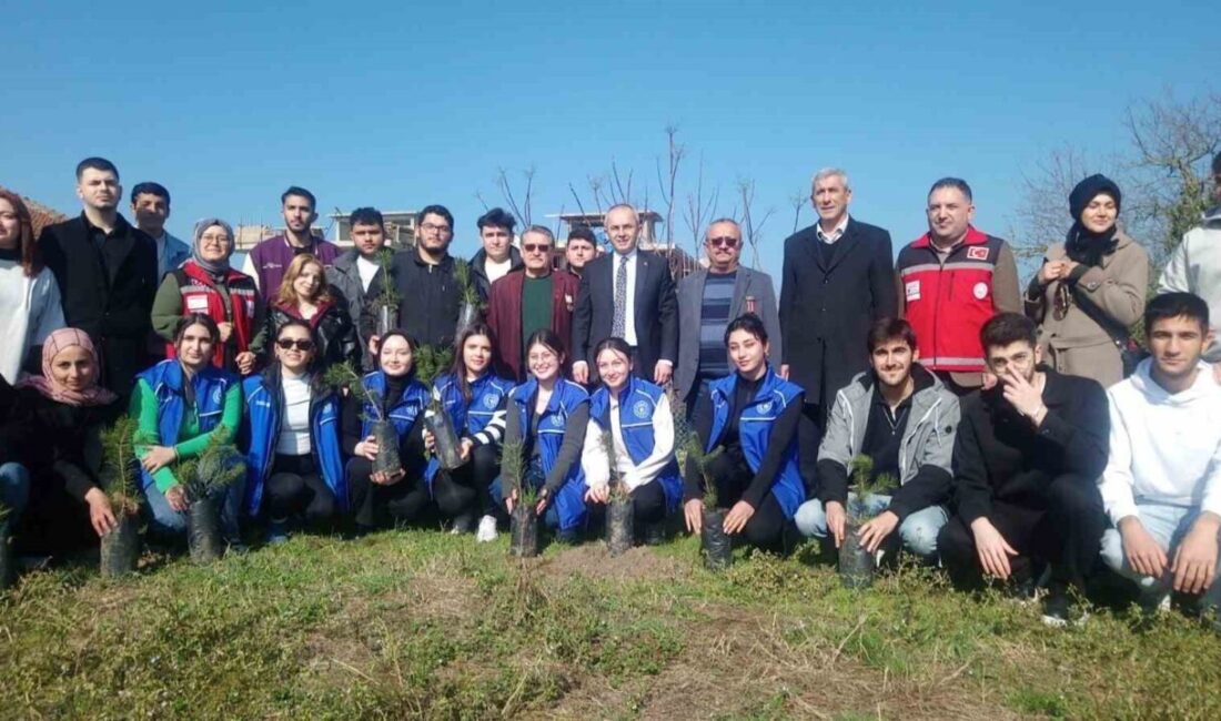 Düzce Üniversitesi Öğrencileri, 103 Şehit Anısına Fidan Dikti Düzce Üniversitesi Akçakoca Bey Siyasal Bilgiler Fakültesi öğrencileri, 103 şehidi