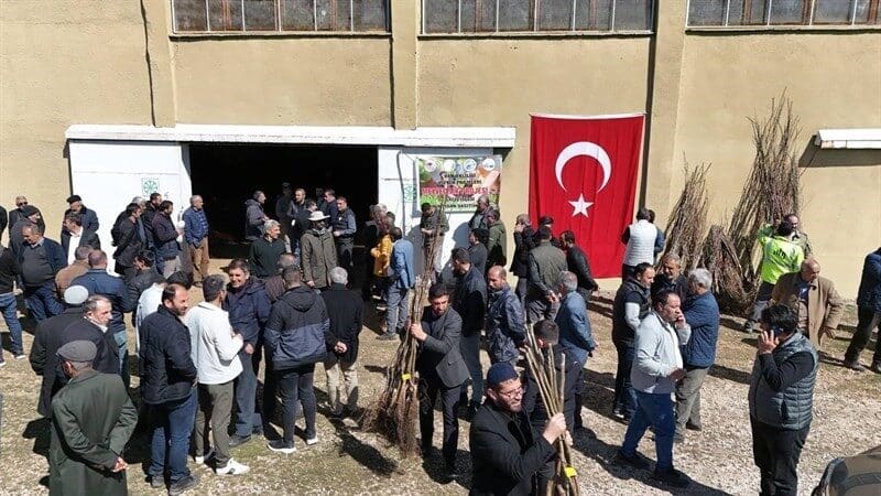 Erciş’te Çiftçilere 38 Bin Meyve Fidanı Dağıtıldı Van'ın Erciş ilçesinde meyve fidanı dağıtımı gerçekleştirildi. Yaklaşık 38 bin