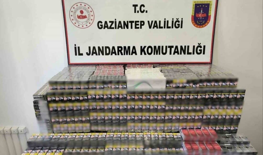 Gaziantep’te yapılan jandarma operasyonlarında milyonluk kaçak tütün ve sigara ele geçirildi, 38 kişi gözaltına alındı. Gaziantep’te jandarma, son 20 gün içinde düzenlenen operasyonlarla 4 milyon