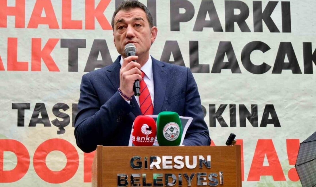 Giresun Belediye Başkanı Fuat Köse, Taşbaşı Parkı’nın vakfa devredilmesine karşı hukuk mücadelesi vereceklerini duyurdu Giresun Belediye Başkanı Fuat Köse, Taşbaşı Parkı’nın hukuksuz bir şekilde