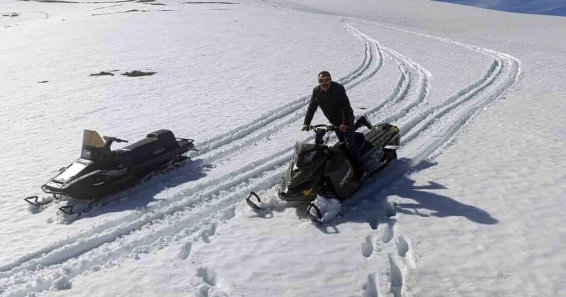 Kadırga Yaylası’nda Kar Motorlarıyla Macera Dolu Anlar Yaşandı Trabzonlu doğa ve macera severler, Kemal Bekar, Ali Akyüz ve
