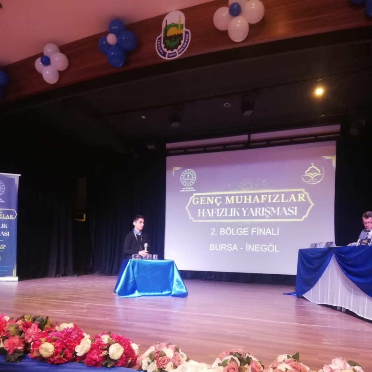 Bursa'nın İnegöl ilçesinde düzenlenen "Genç Muhafızlar Hafızlık Yarışması Bölge Finali"nde