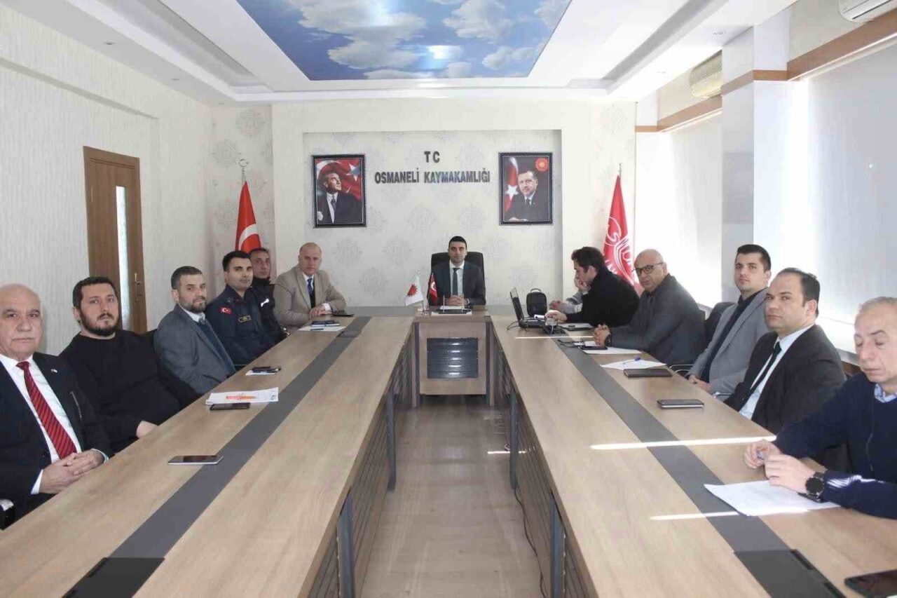 Bilecik’te 'Bağımlılıkla Mücadele İlçe Koordinasyon Kurulu Toplantısı', Kaymakam Abdüssamed Kılıç