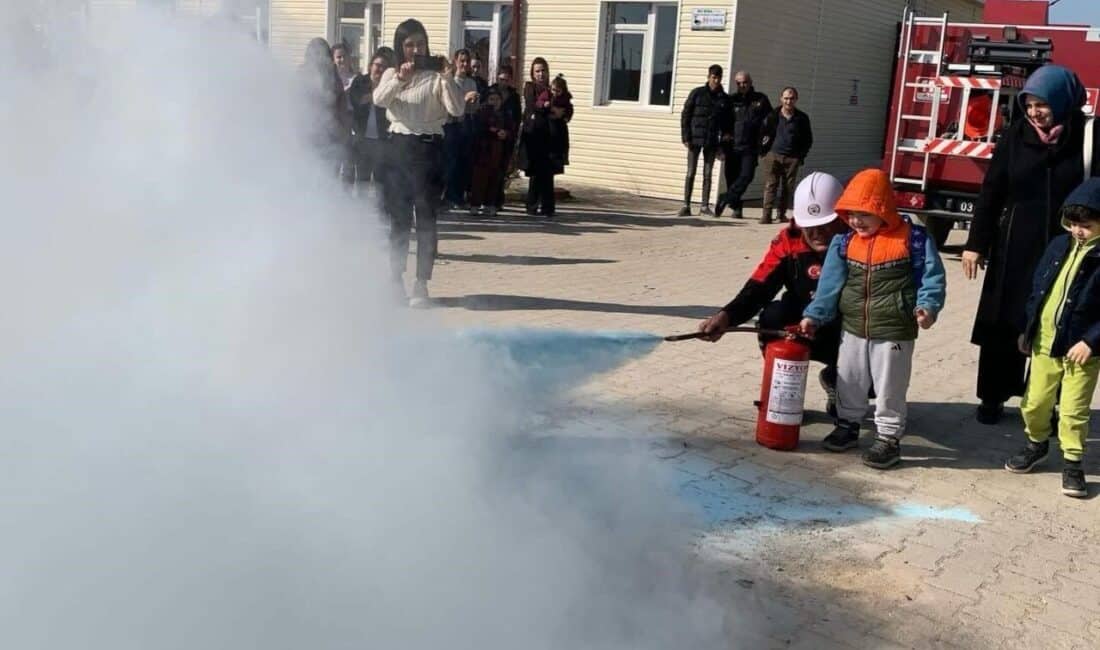 Bolvadin Belediyesi’nden Yangın Tatbikatı: Öğrencilere Yangın Güvenliği Eğitimi Verildi Afyonkarahisar Bolvadin Belediyesi İtfaiye Müdürlüğü, Kırkgöz Anaokulu ve Özel Özen