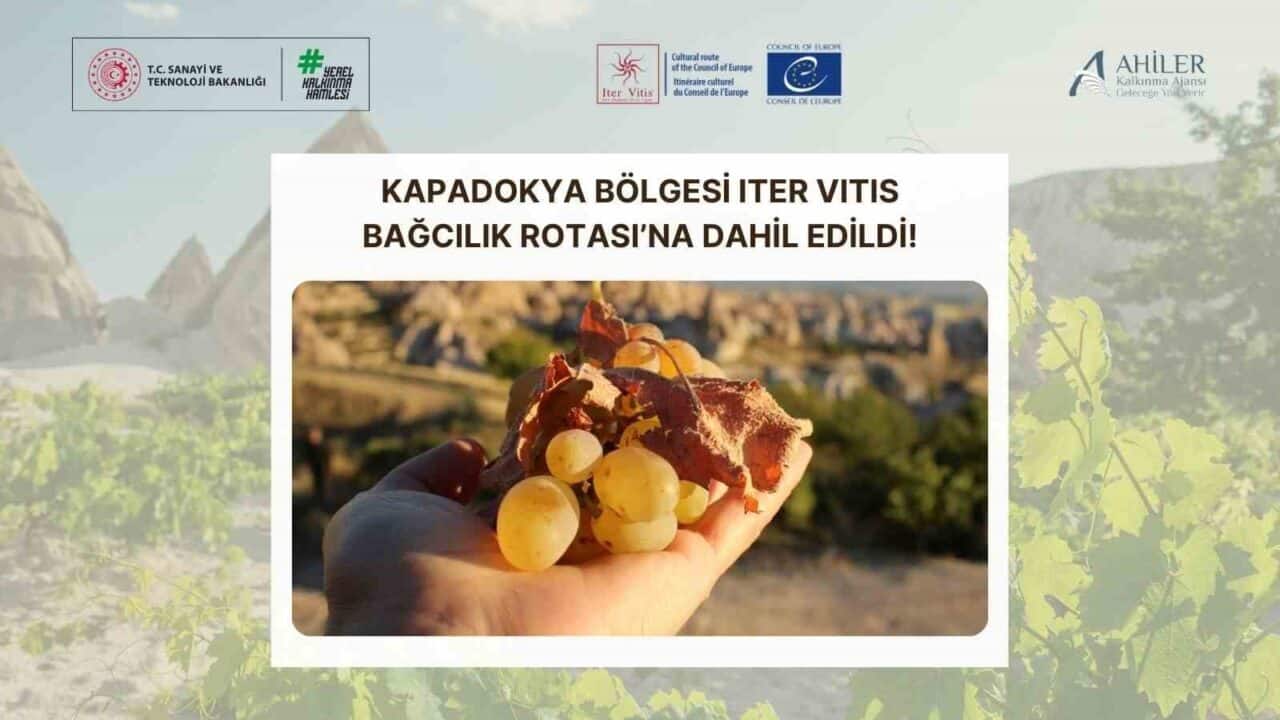 Ahiler Kalkınma Ajansı'nın girişimleriyle Kapadokya Bölgesi, Avrupa Konseyi'nin Iter Vitis