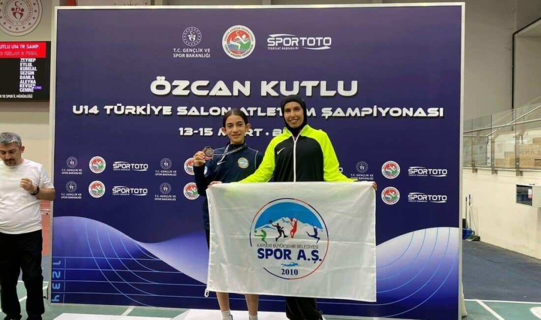 Kayserili Sporcu Ravzanur Avkıran, Bursa’da Gerçekleşen Türkiye Şampiyonasında Üçüncülük Elde Etti Kayserili atlet Ravzanur Avkıran, 13-15 Mart 2025 tarihlerinde Bursa'da gerçekleştirilen
