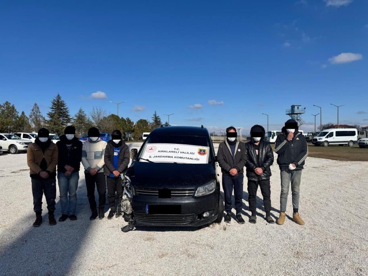 Kırklareli'nde jandarma, geçen ay 260 kaçak göçmen yakaladı. Organizasyon iddiasıyla