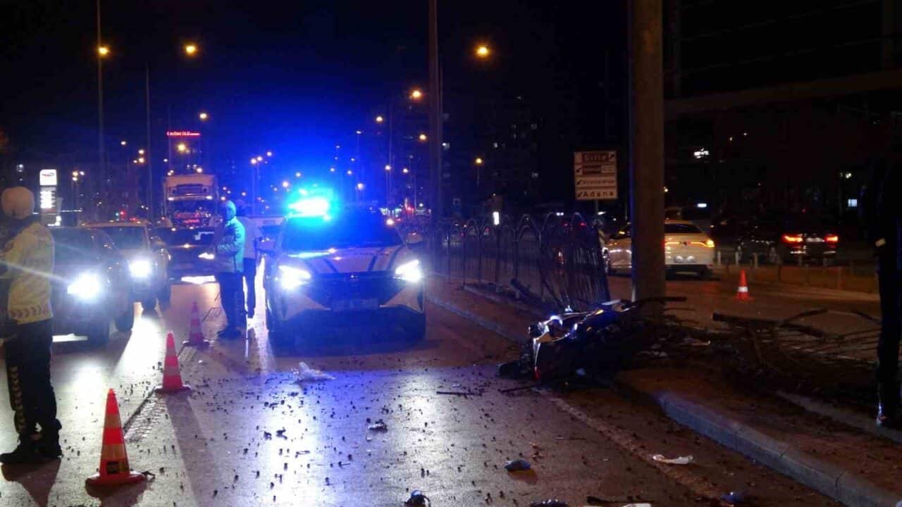 Konya'nın Selçuklu ilçesinde iddialara göre motosiklet yarışı yapan İbrahim Öztürk