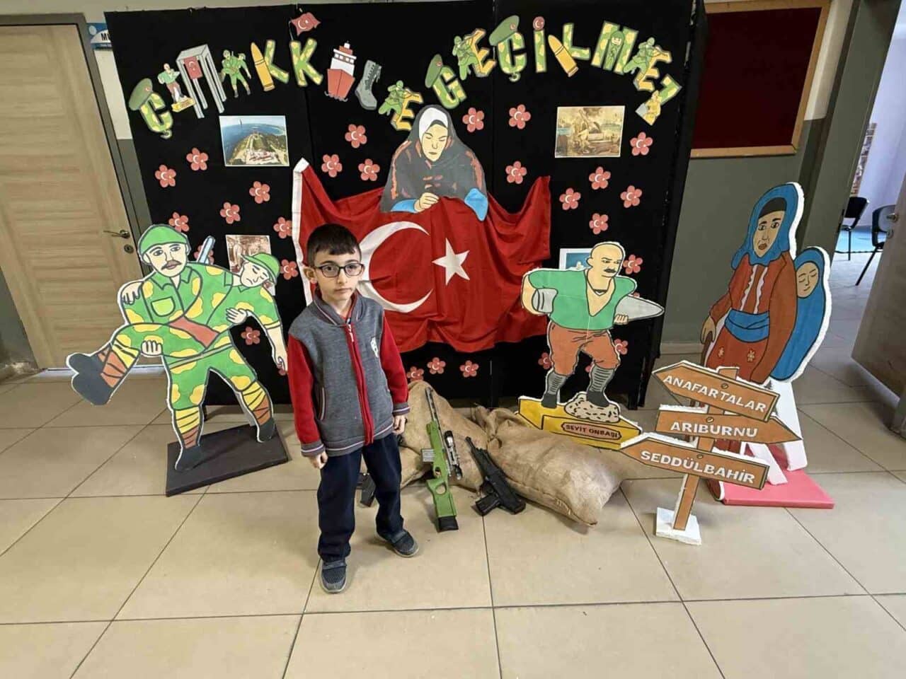 Tokat'ın Erbaa ilçesindeki Kemal Kıvırcıoğlu İlköğretim Okulu'nda 8 yaşındaki Seyit