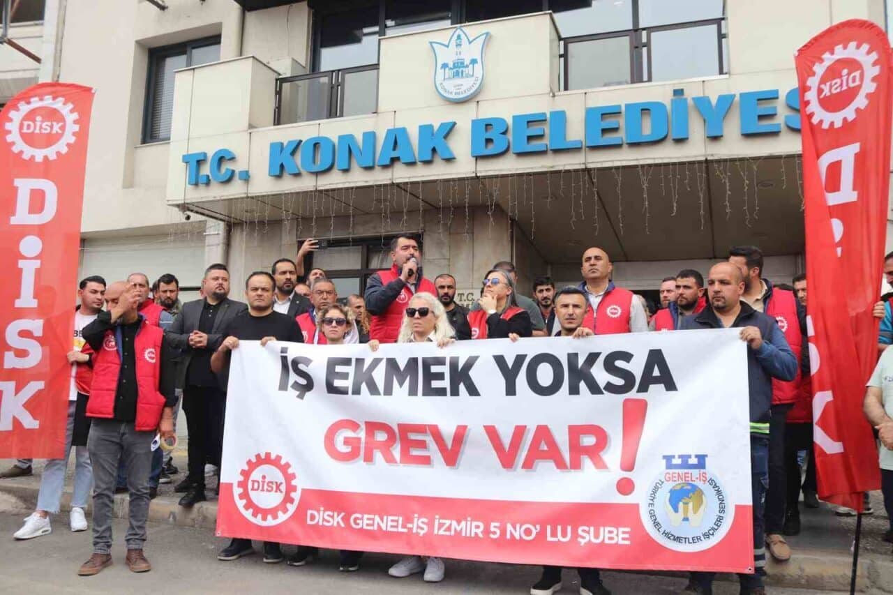 Konak Belediyesi, maaş ödemekte zorluk yaşarken, DİSK Genel-İş Sendikası, Toplu