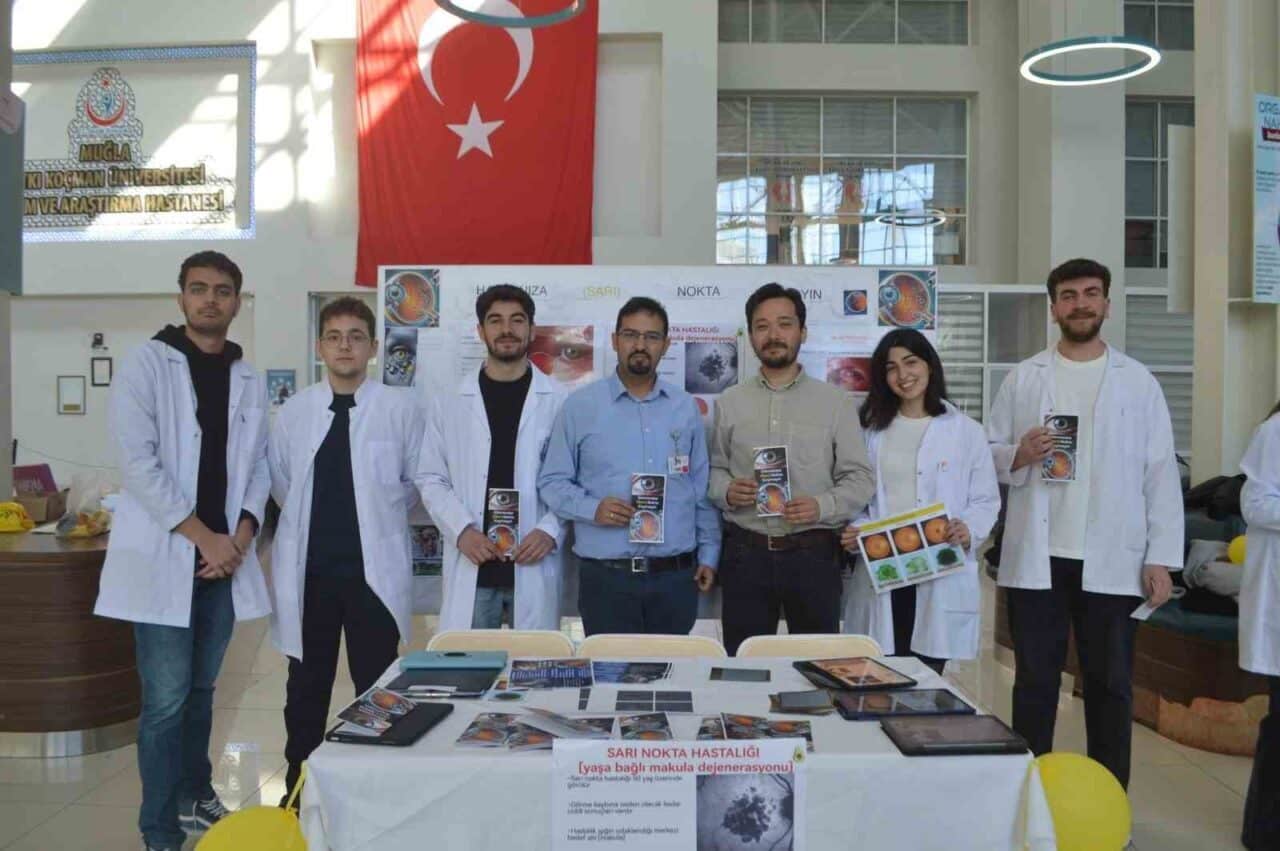Muğla Eğitim ve Araştırma Hastanesi'nde sarı nokta hastalığına dikkat çekmek