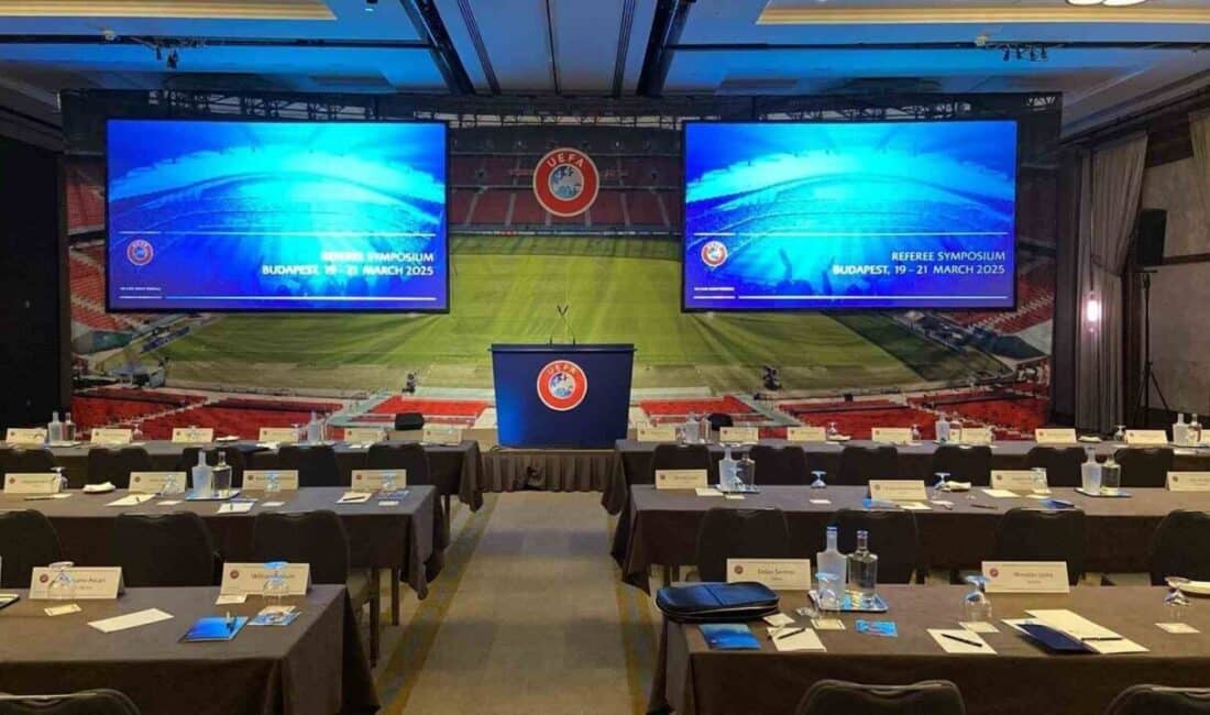 Türk Hakemleri Uluslararası Arenada Temsil Edildi: Ferhat Gündoğdu, UEFA Sempozyumuna Katıldı Türkiye Futbol Federasyonu’nu (TFF) temsilen Merkez Hakem Kurulu Başkanı Dr.