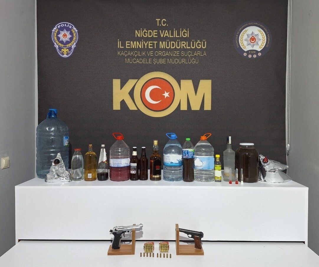 Niğde'de gerçekleştirilen üç operasyonda, Kaçakçılık ve Organize Suçlarla Mücadele ekipleri