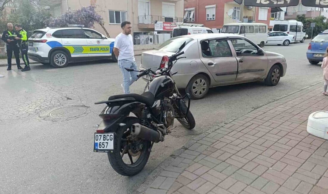 Manavgat’ta motosiklet ile otomobil çarpıştı, sürücü yaralandı. Manavgat'ta, Musa Ö. yönetimindeki motosiklet, Uğraş A.'nın kullandığı otomobille çarpıştı.