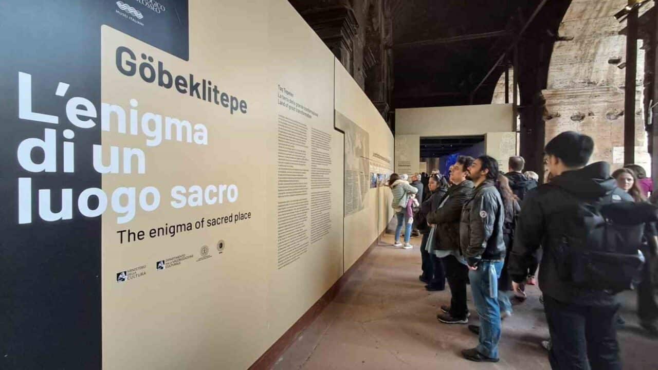 Roma’daki Kolezyum’da açılan "Göbeklitepe: Kutsal Bir Yerin Gizemi" sergisi, 5